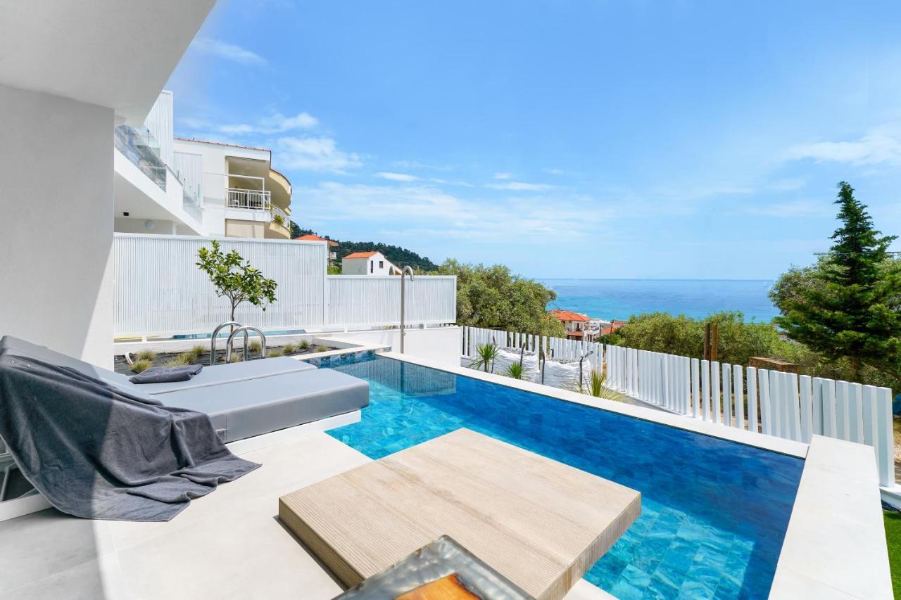 Mythodea Prive Luxury Suites Chrisi Ammoudia Eksteriør billede