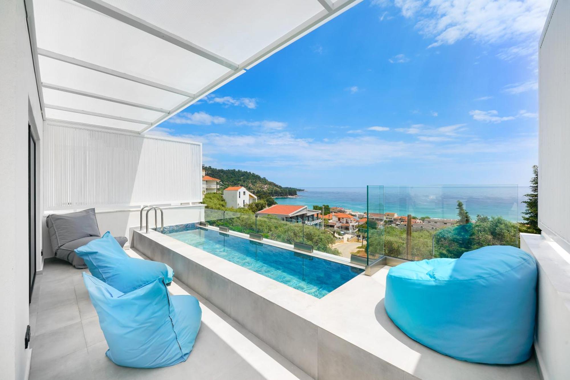 Mythodea Prive Luxury Suites Chrisi Ammoudia Eksteriør billede