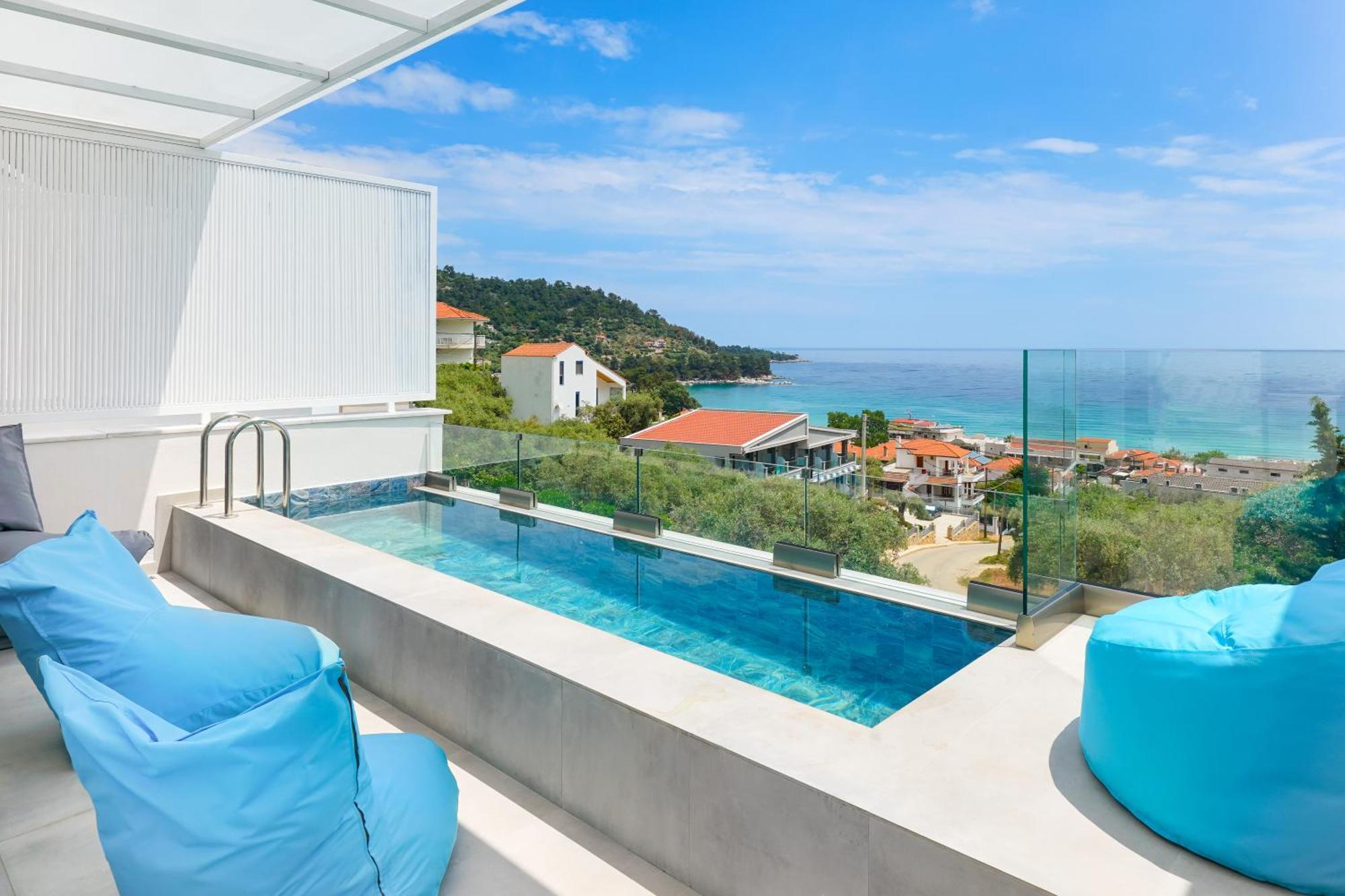 Mythodea Prive Luxury Suites Chrisi Ammoudia Eksteriør billede