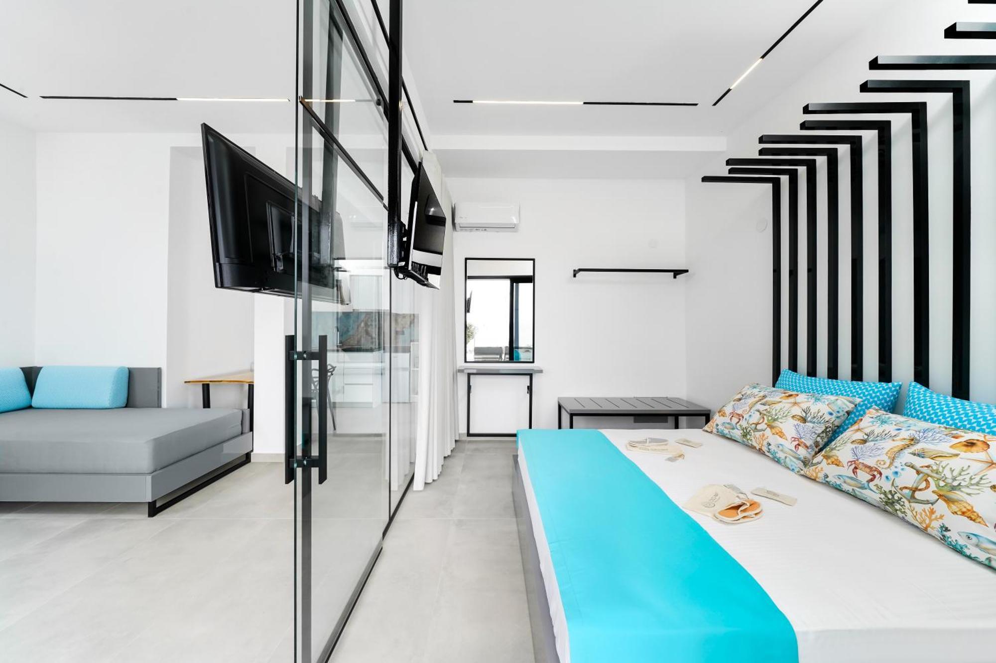 Mythodea Prive Luxury Suites Chrisi Ammoudia Eksteriør billede
